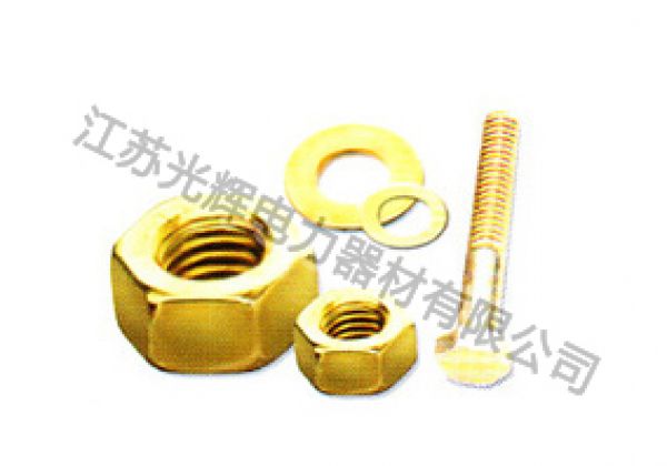 Copper bolt, cap and pad (including nylon)