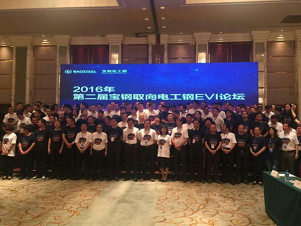 2016年第二届宝钢取向电工钢EVI论坛